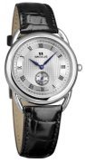 Seculus Classic 1653.2.106 s/s case, white dial, black leather