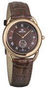 Seculus Classic 1653.2.106 pvd-r case, brown dial, brown leather